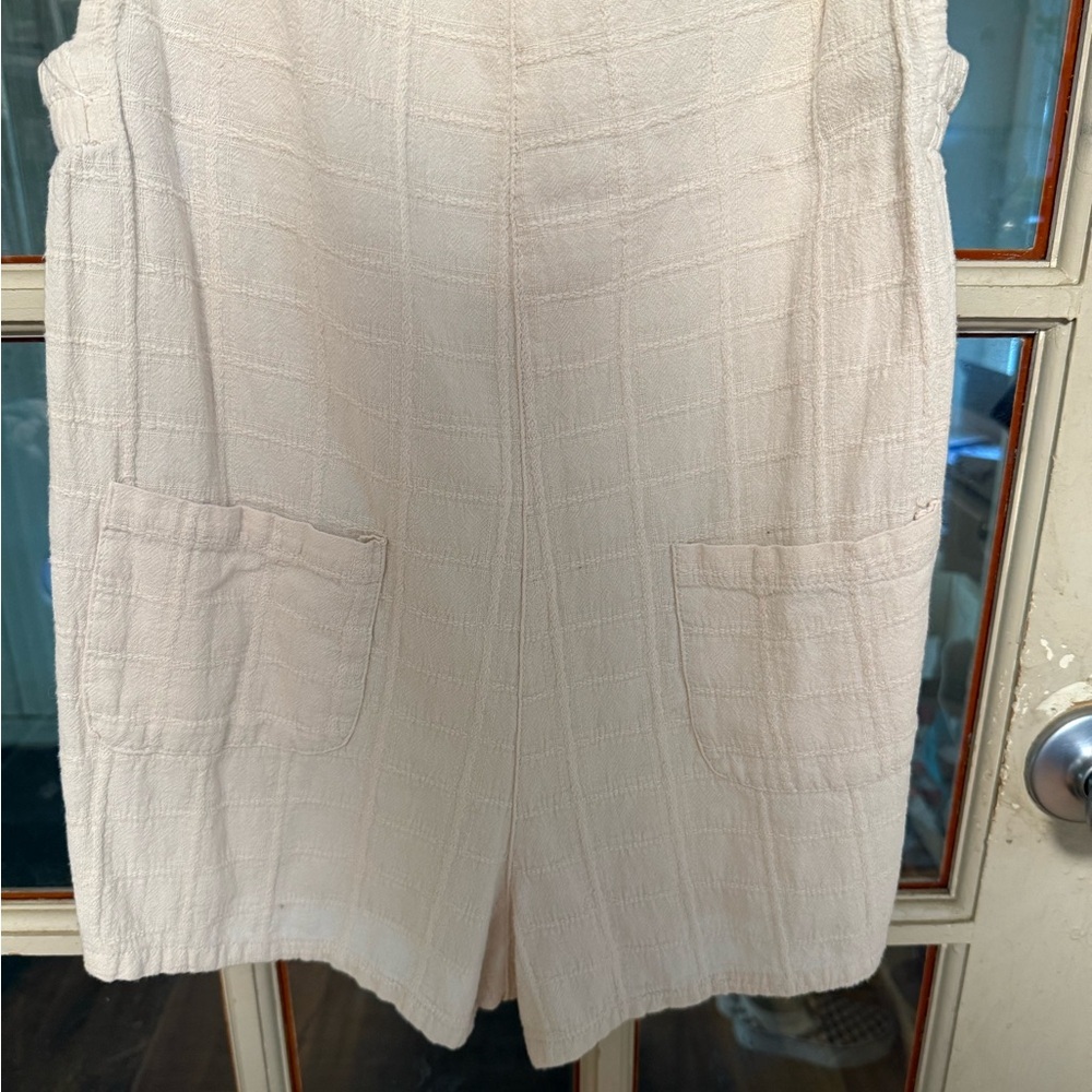 Rhythm Cream Checkered Romper - Picture 7 of 7